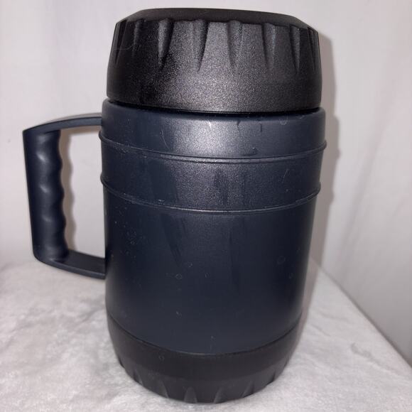 Stanley Heatkeeper Insulated Thermos Food Jar 17oz Black Hot Cold Microwave Safe - Picture 2 of 8